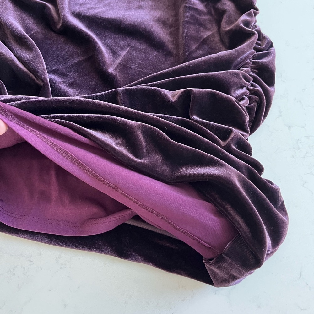 Drew Velour Ruched Dress - Picture 12 of 12